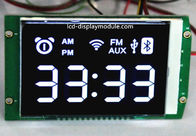 উচ্চ উজ্জ্বলতা LCD প্যানেল পর্দা সাতটি বিভাগ মেটাল পিন 66.00 * 45.50 মিমি প্রদর্শন