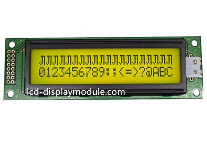 FSTN 20x2 ডট ম্যাট্রিক্স LCD প্রদর্শন মডিউল 12 ও &amp;#39;ঘড়ি কোণ ISO14001 অনুমোদিত