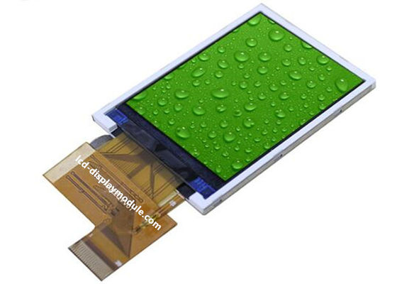 হোয়াইট ব্যাকলাইট TFT LCD স্ক্রিন QVGA 240 x 320 RGB ইন্টারফেস 12 O &#39;ক্লক